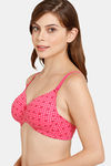 Rosaline Padded Non Wired 3/4th Coverage T-Shirt Bra - Beetroot Purple — thumbnail 3
